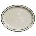 Emerald Green Speckle Oval Platter K425610