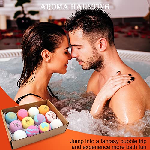 12 PCS Vanilla Menthol Rose Bath Bombs J2780