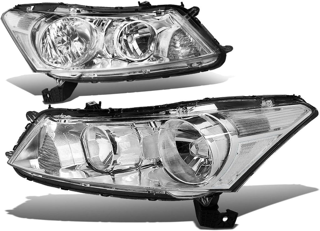 Black Housing Clear Lens Headlights Assembly P80654