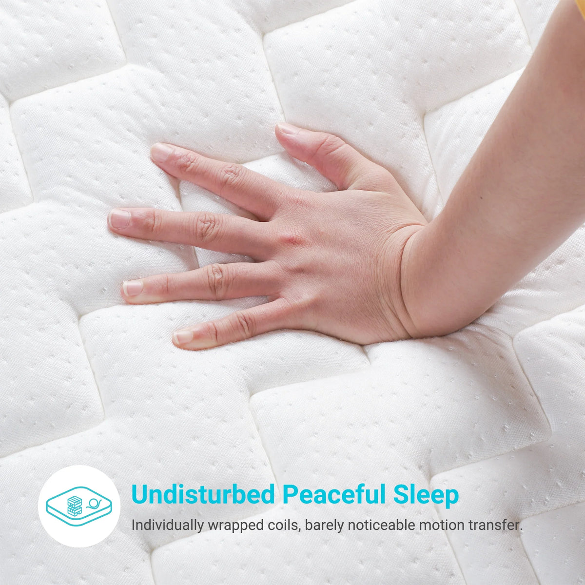 Full Size 10 inch Memory Foam Hybrid Mattress O8501