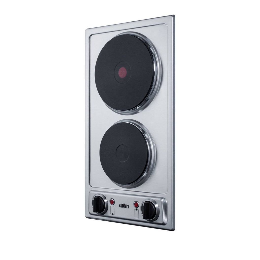 2 Burner Electric Cooktop Stainless Steel C411