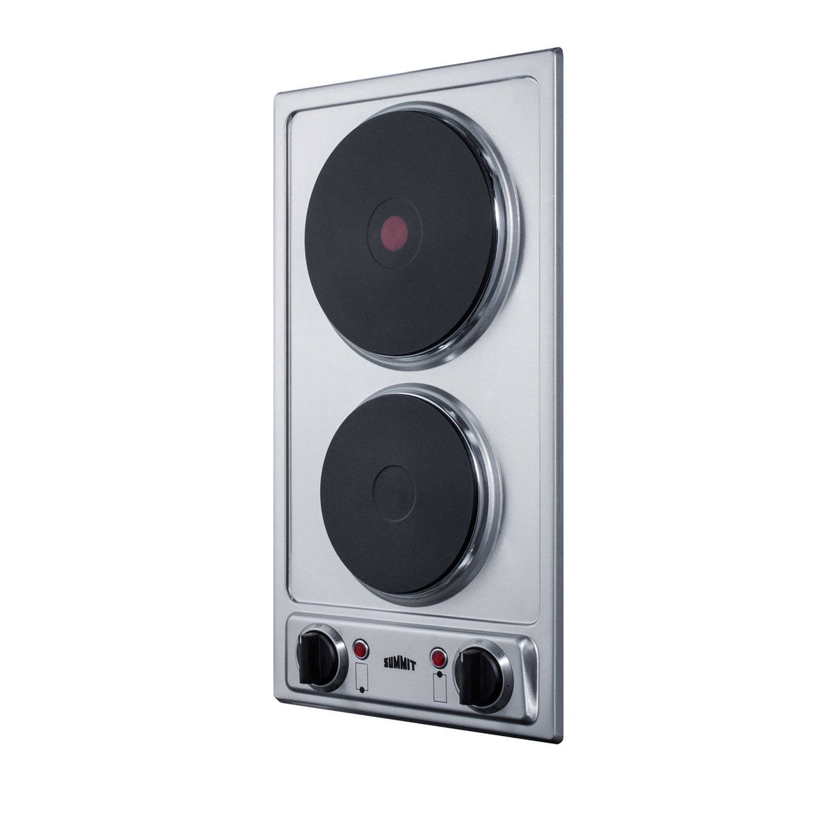 2 Burner Electric Cooktop Stainless Steel C411