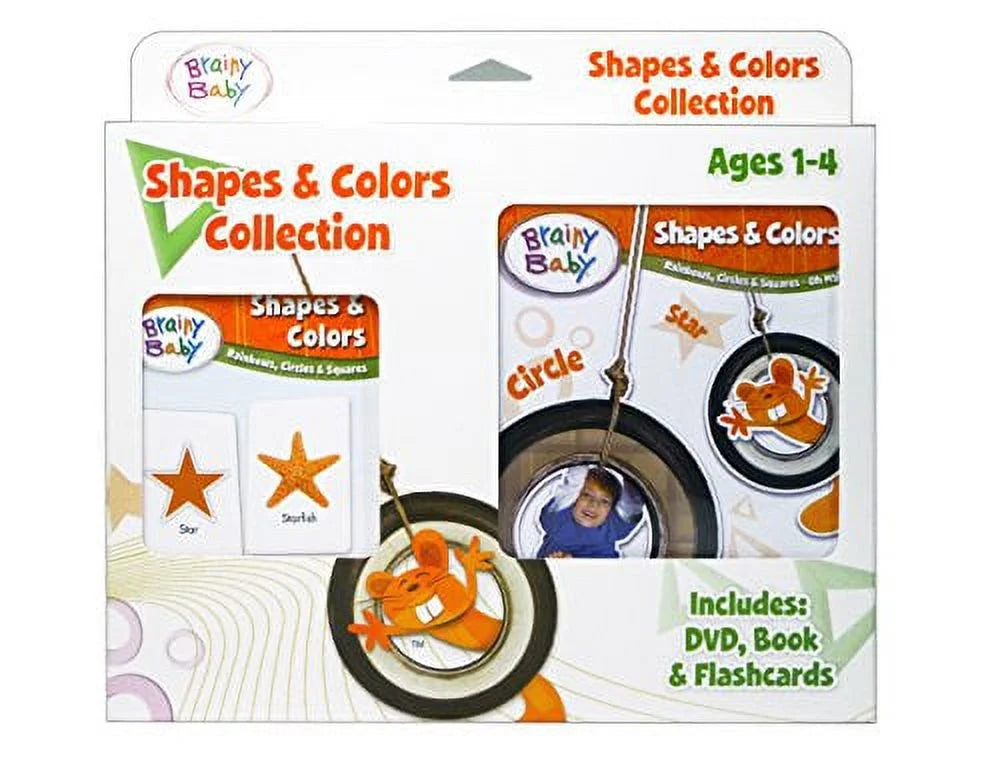 Shapes and Colors Flashcards, Board Book and DVD C903709