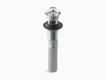Polished Chrome Sink Drain with Overflow H345873