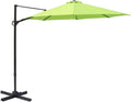 10 Feet Outdoor Cantilever Offset Patio Umbrella and Stand P5013