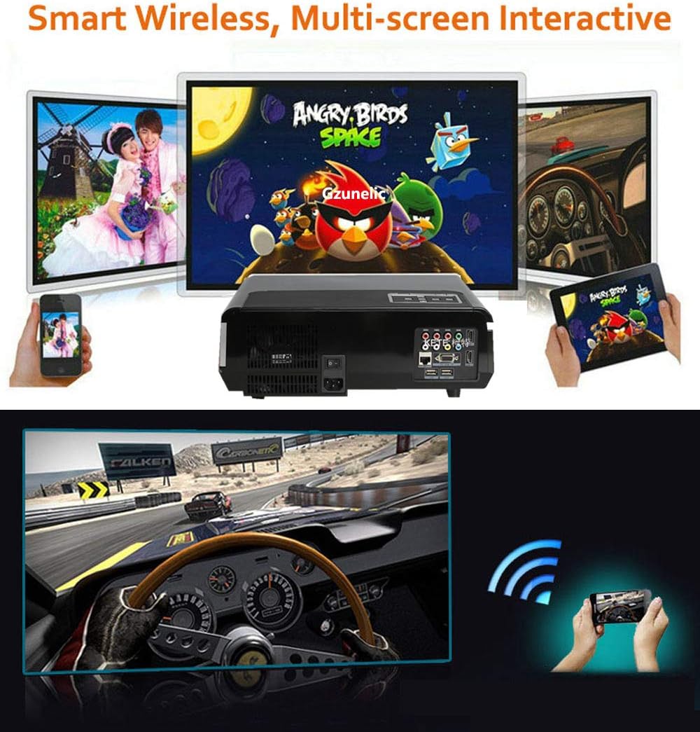 9500 lumens Native 1080p LCD LED Projector with Bluetooth X3071