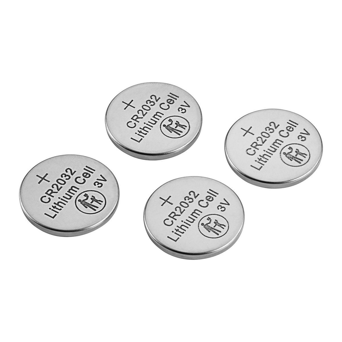 CR2032 Lithium Button Cell Batteries, 4 Pack V540164