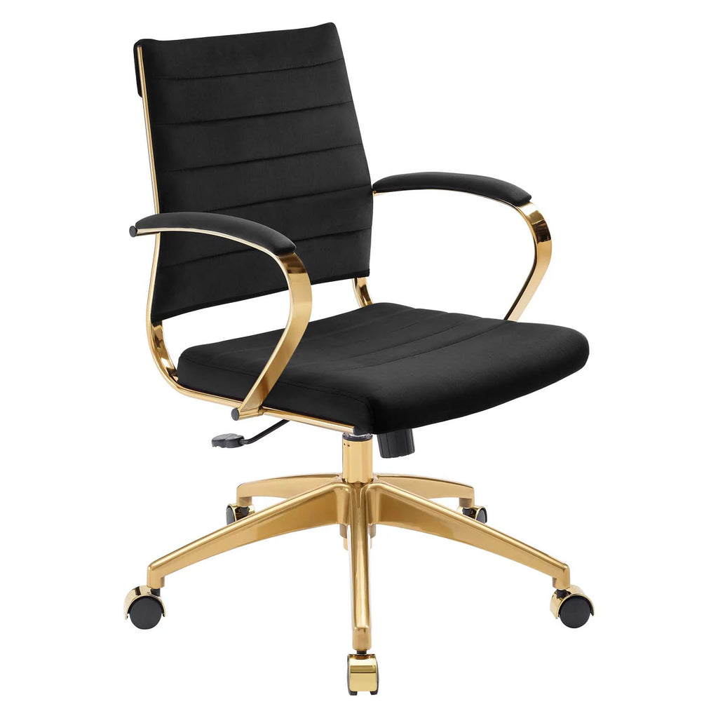 Black Velvet Office Chair T29287