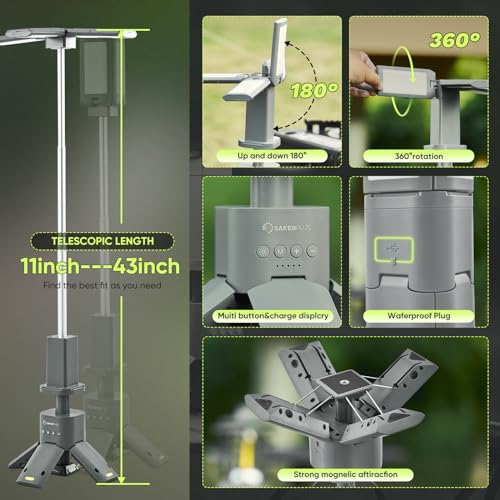 14000mAh Telescopic Rechargeable Camping Lantern Q1064