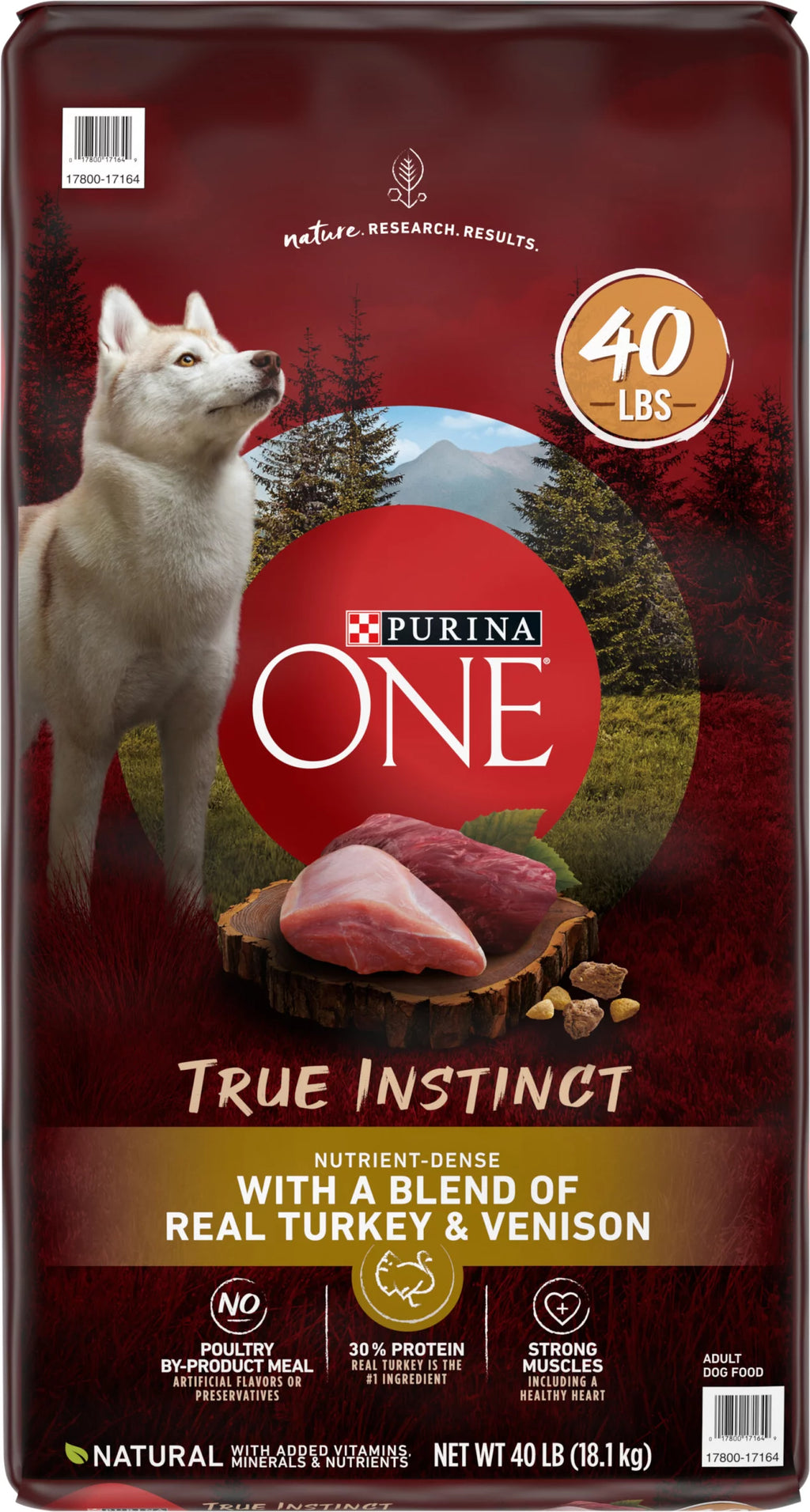 Real Turkey & Venison Adult Premium Dog Food 40 lb. Bag Z306587