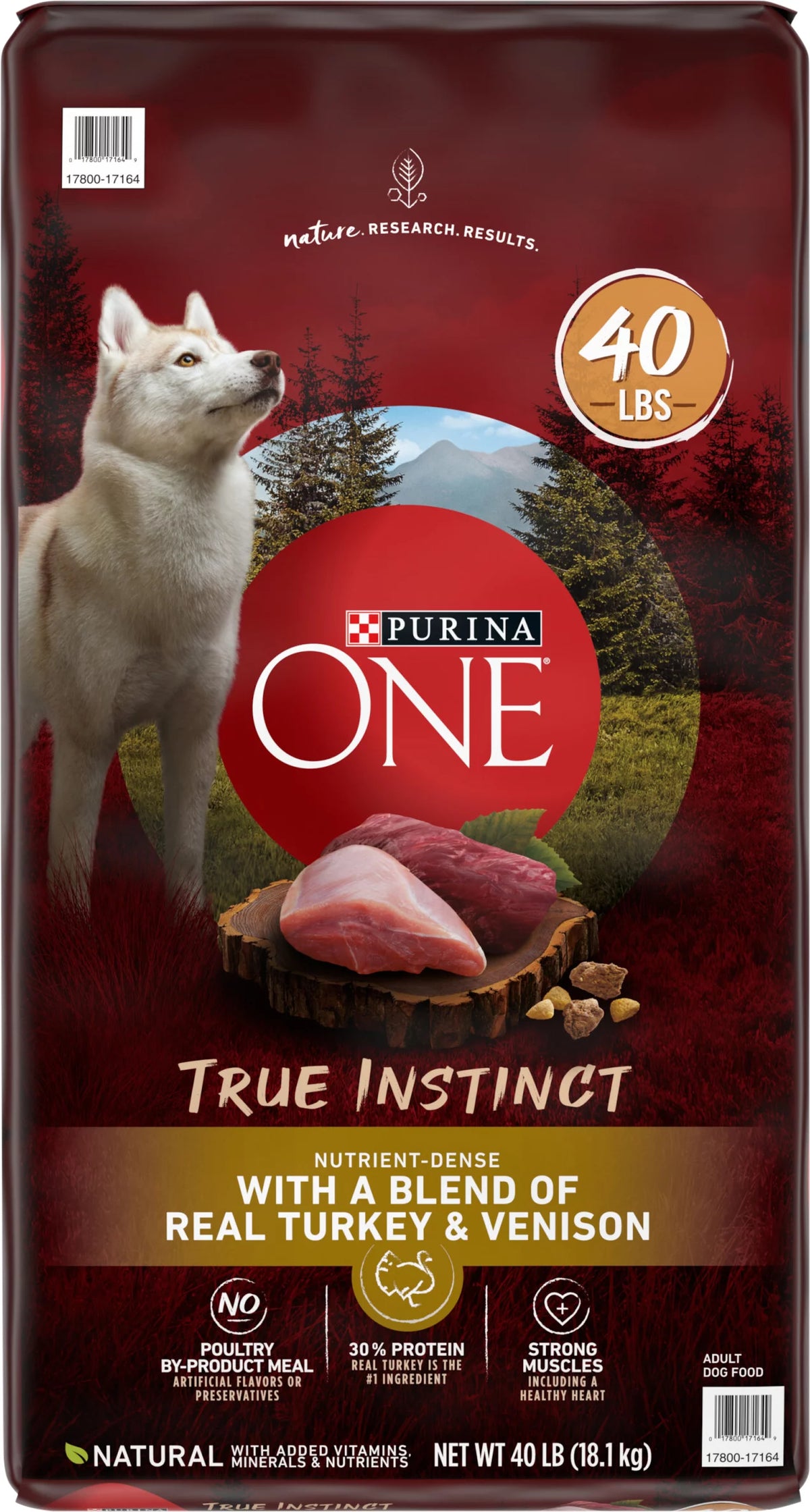 Real Turkey & Venison Adult Premium Dog Food 40 lb. Bag Z306587