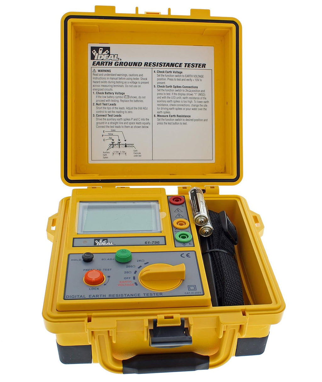 Earth Ground Resistance Tester with Carrying Case Z546083
