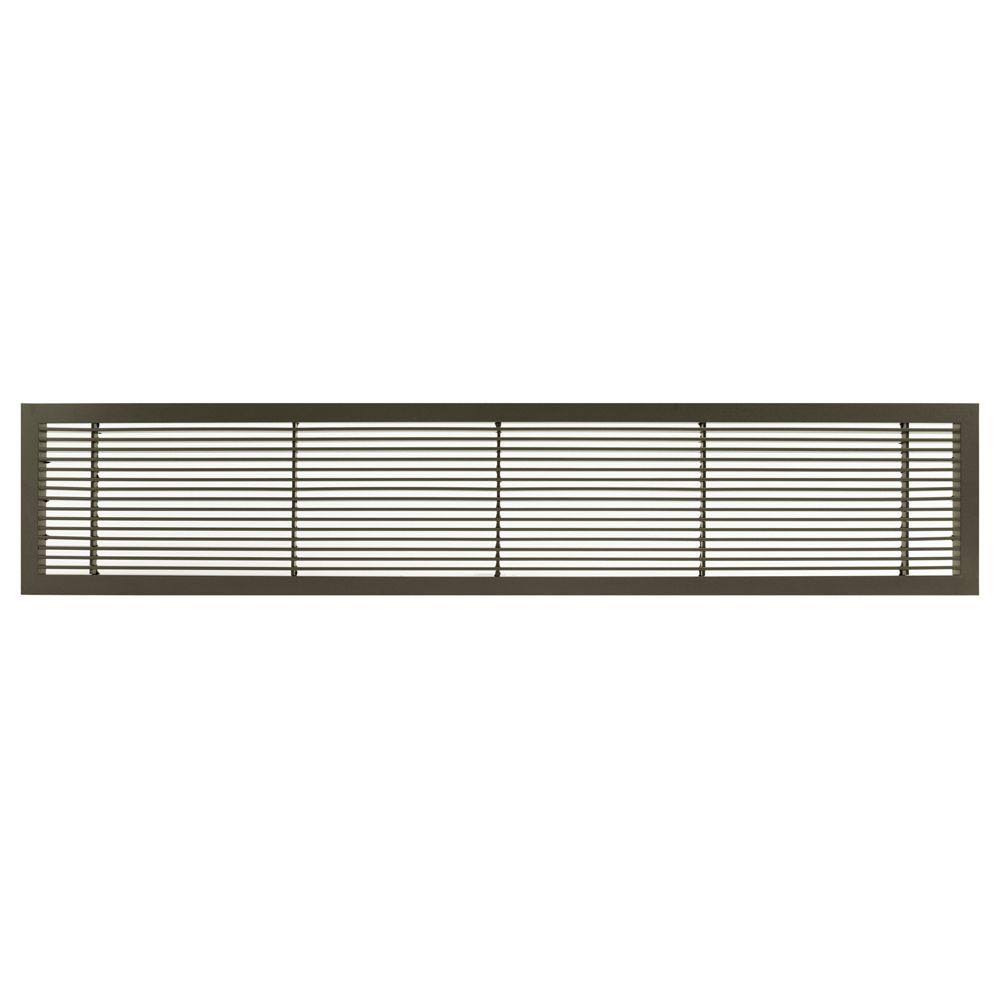 Antique Bronze Solid Aluminum Fixed Bar Supply Return Air Vent Grille I13301