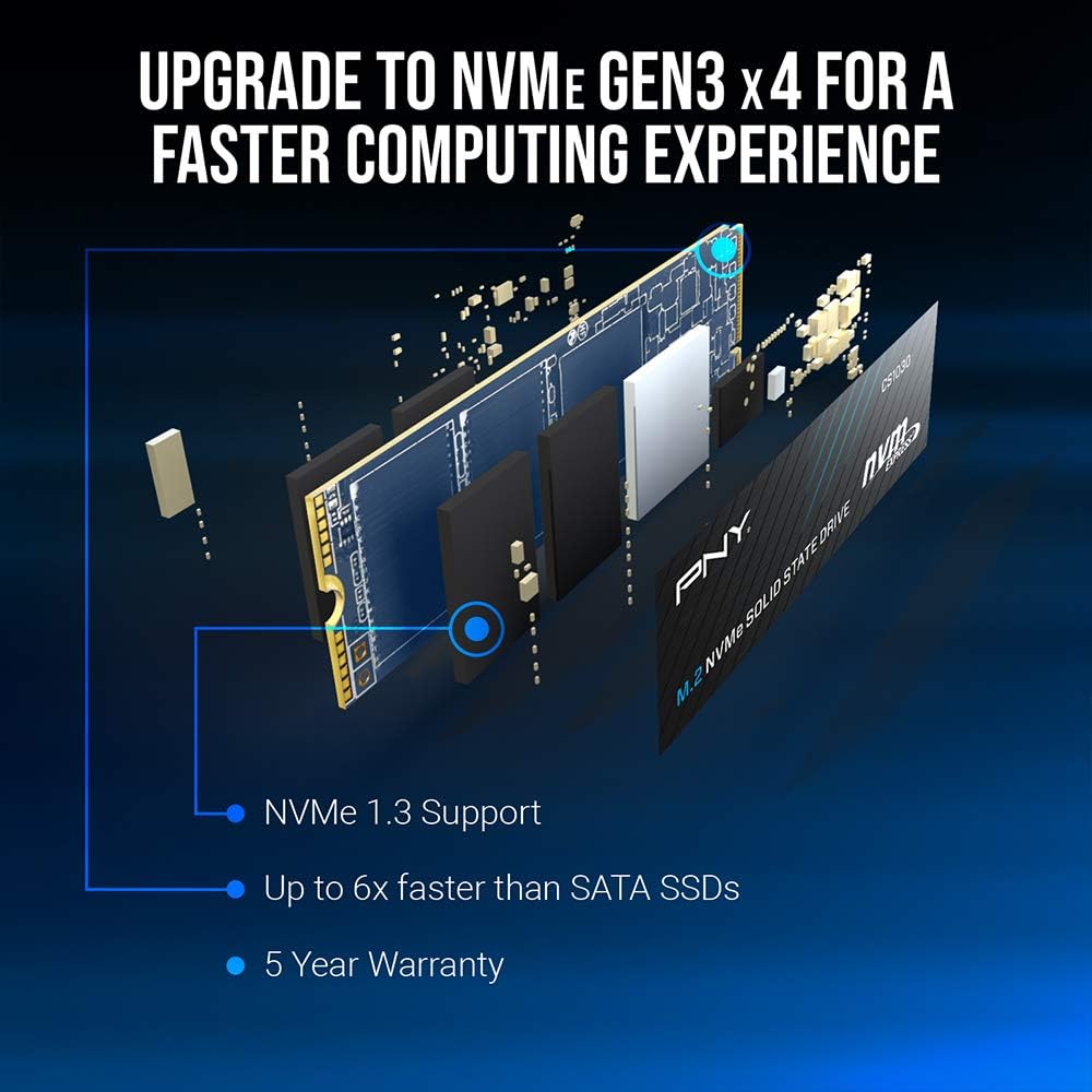 2TB M.2 NVMe PCIe Gen3 x4 Internal Solid State Drive O8388