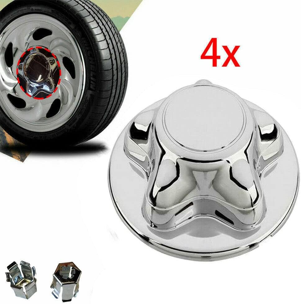 4 Packs Chrome Center Caps with 5-Lug Steel Wheel T84181