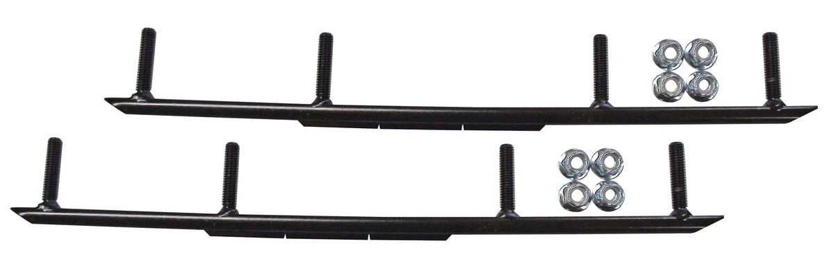Red Razor Snowmobile Skis Complete Kit F707