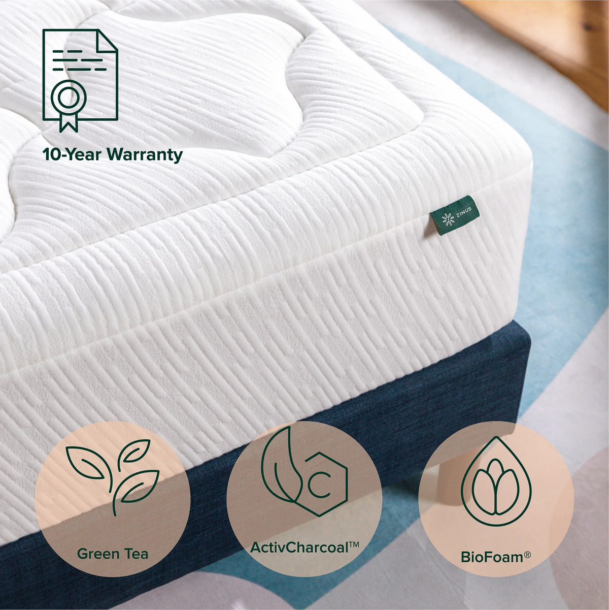 12 Memory Foam Mattress Queen C378