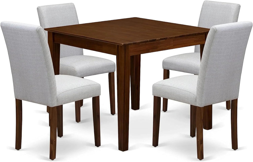 5 Piece Square Dining Table and 4 Chairs 36X36 Inch C6324