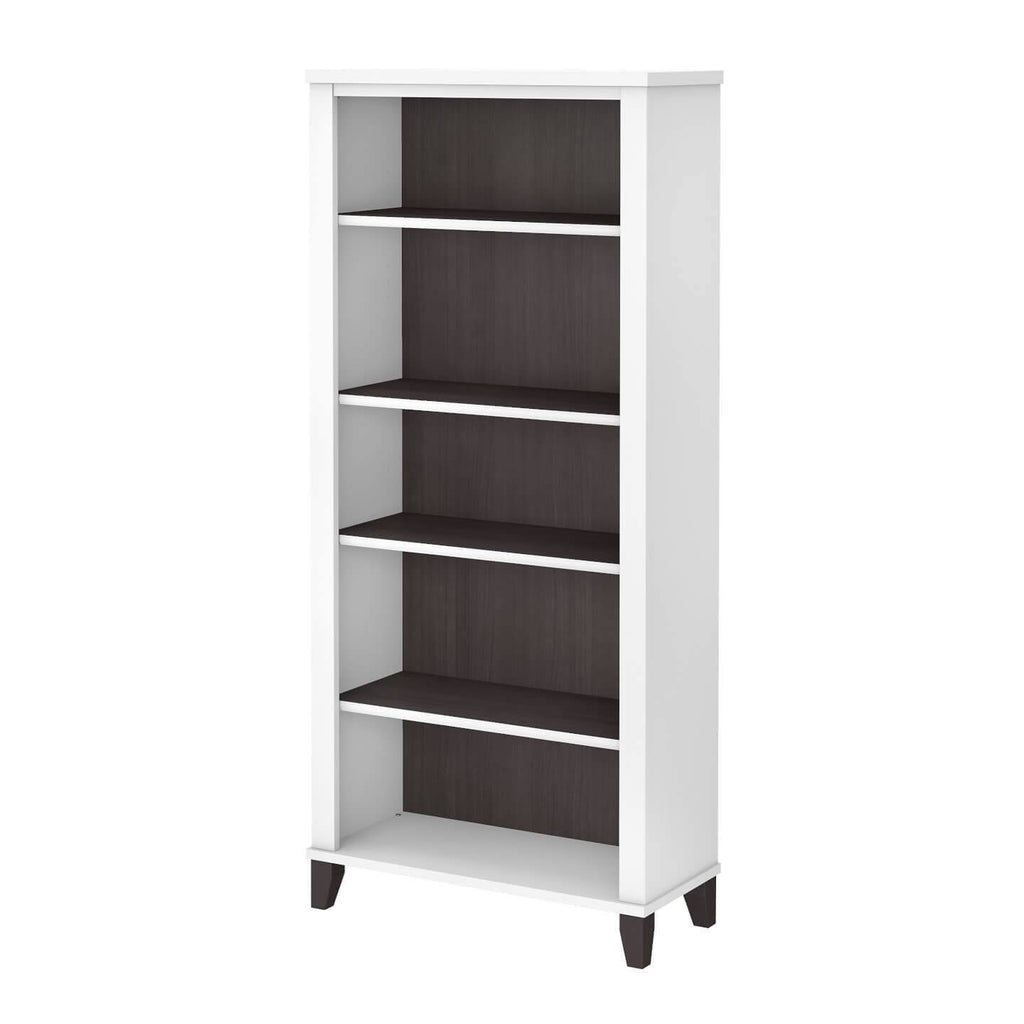 White 5 Shelf Bookcase O26427