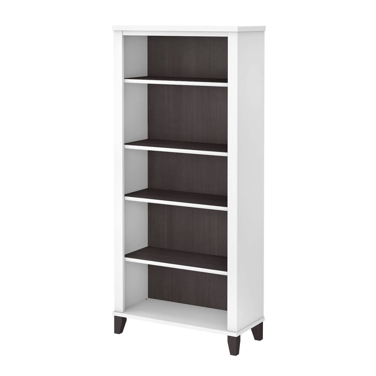 White 5 Shelf Bookcase O26427