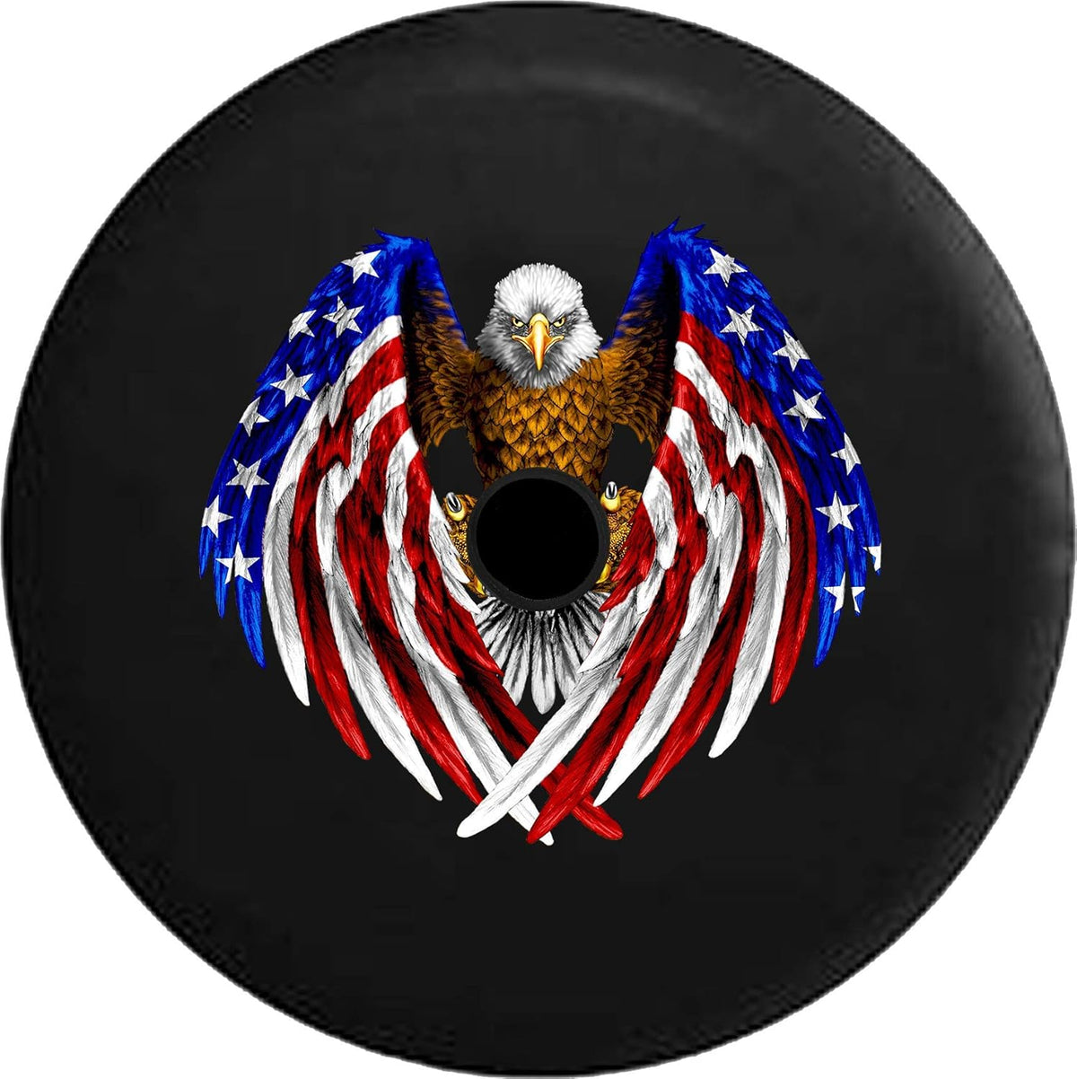 Spare Tire Cover with Backup Camera Hole 33 in P4202