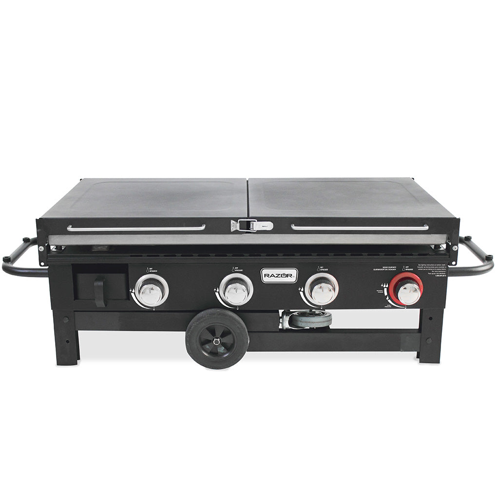 4-Burner Griddle with Folding Shelves H1529