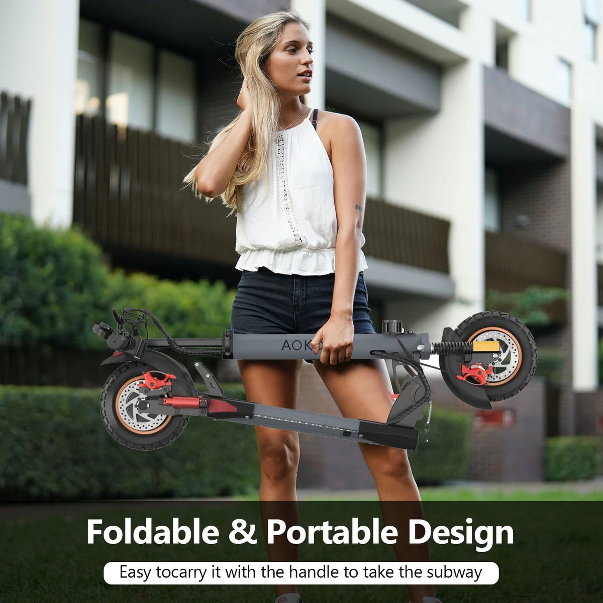 500W 3 Speeds Foldable Electric Scooter J8077