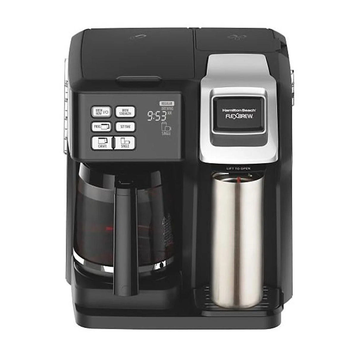 2-Way Coffee Maker with K-Cup Pods or Grounds, Black A720908