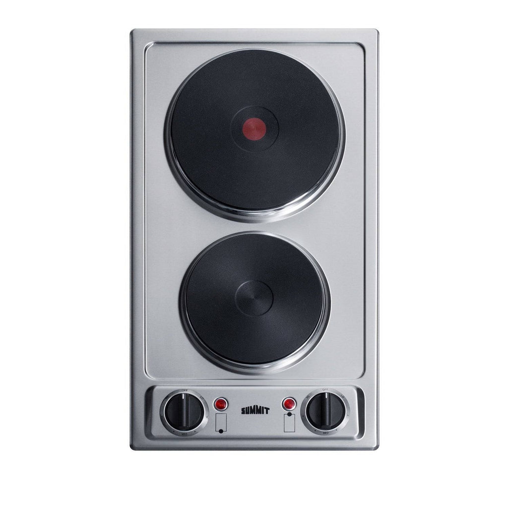2 Burner Electric Cooktop Stainless Steel C411