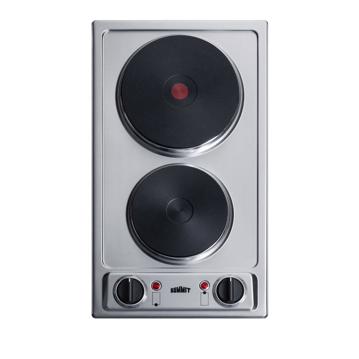 2 Burner Electric Cooktop Stainless Steel C411