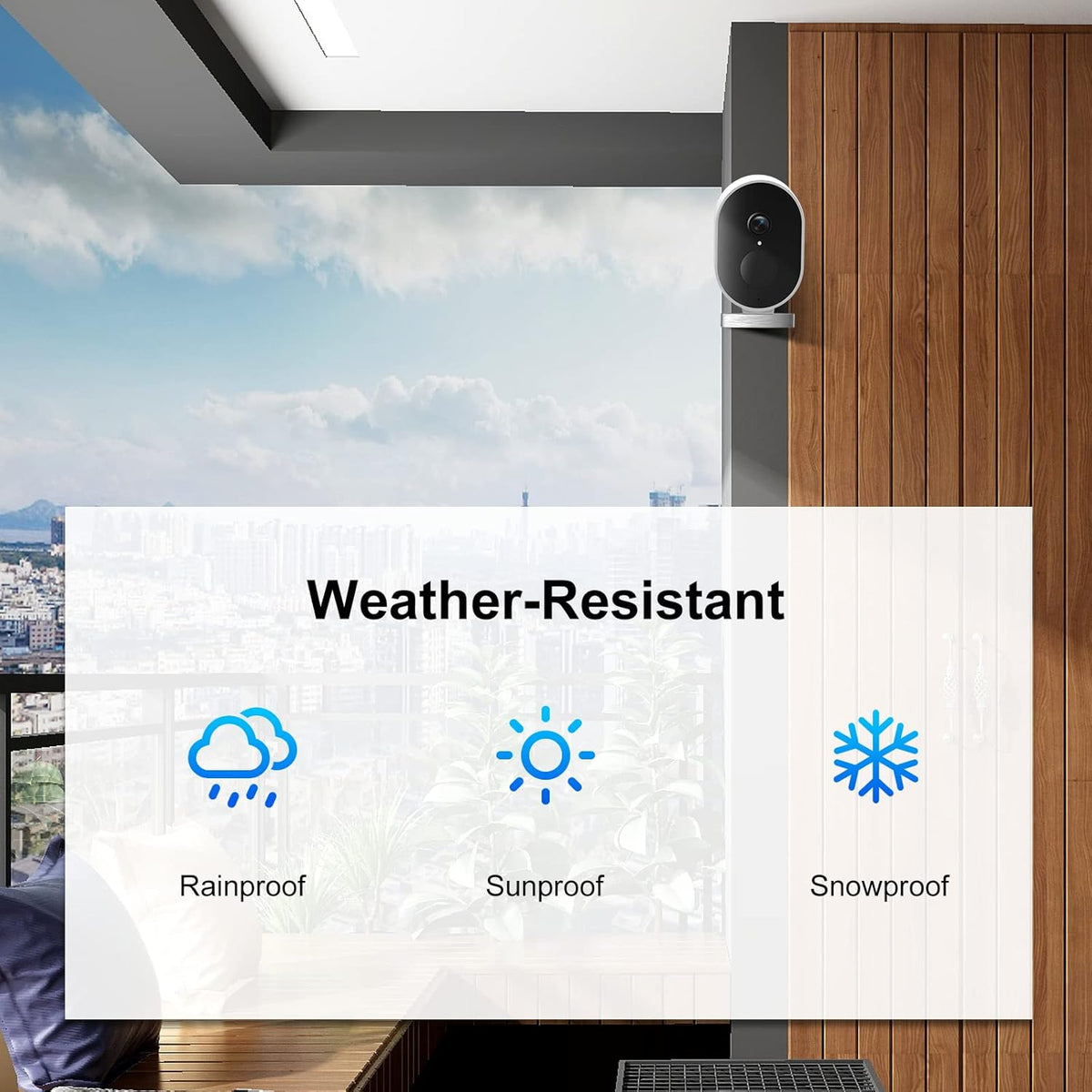1080P HD Wireless Security Camera with PIR Detection Alarm M913