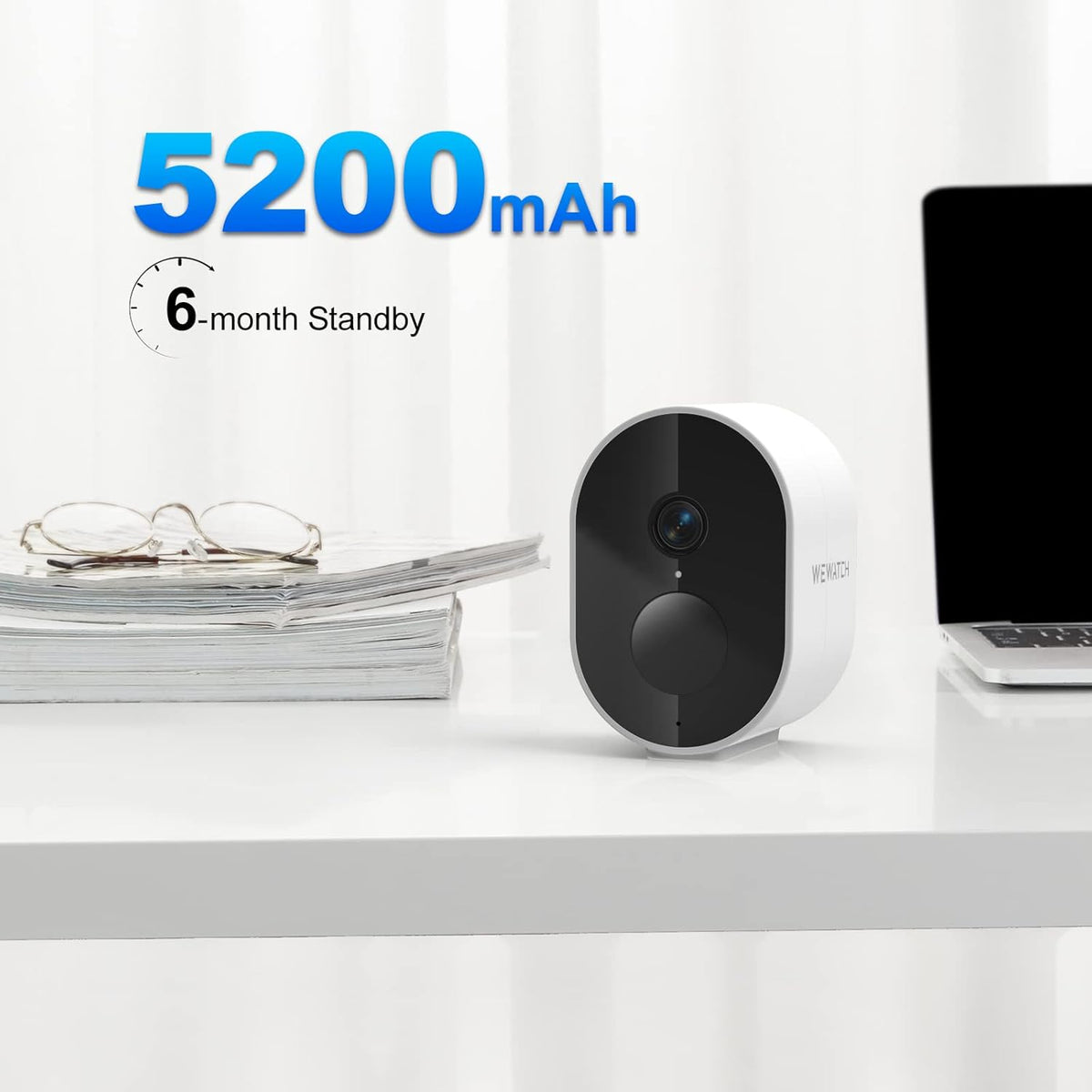 1080P HD Wireless Security Camera with PIR Detection Alarm M913