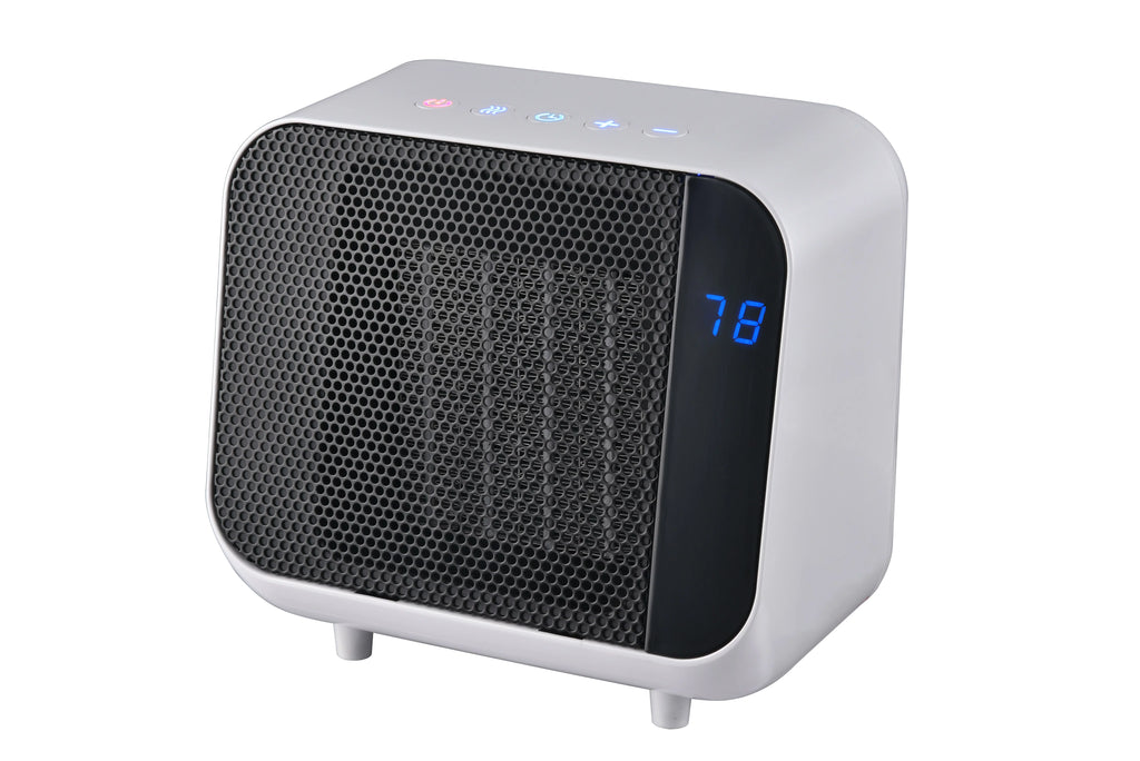 White Electric Ceramic Heater 1500W C947