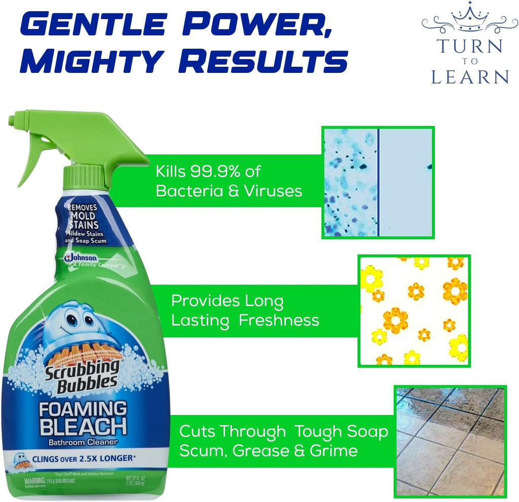 2-Pack Bathroom Cleaner Foam Spray P844263