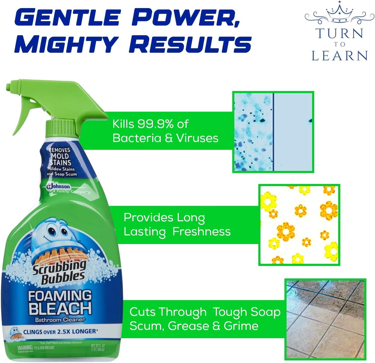 2-Pack Bathroom Cleaner Foam Spray P844263