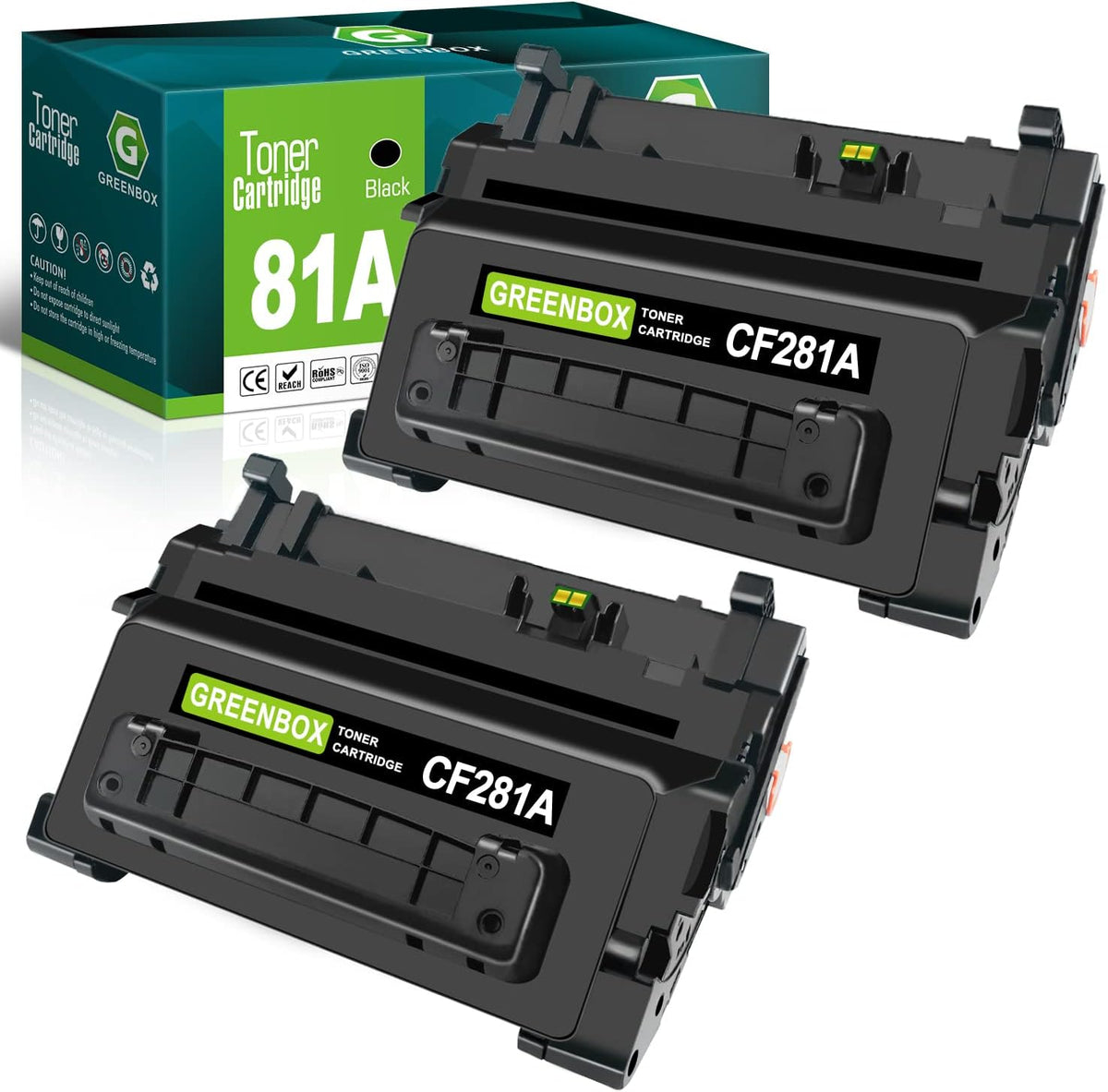 2-Pack Black Toner Cartridge B783801