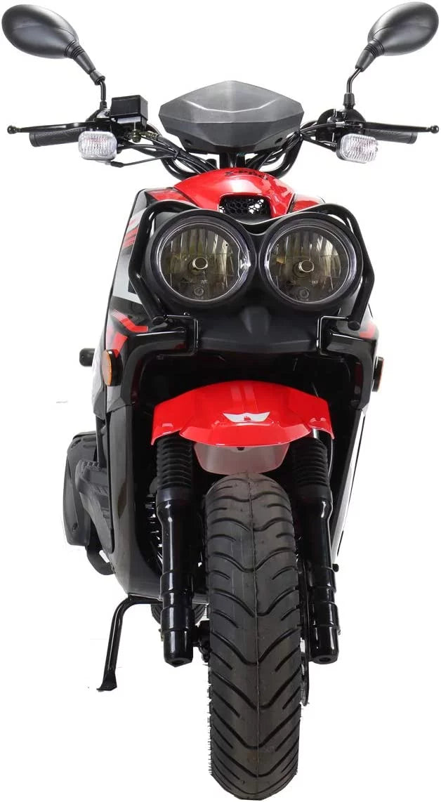 150cc Gas Moped Scooter with 12" Aluminum Wheels F432439