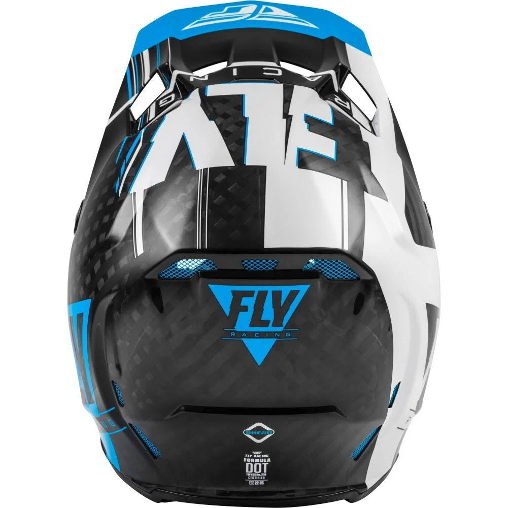 Blue/White/Black XL Carbon Helmet K1041