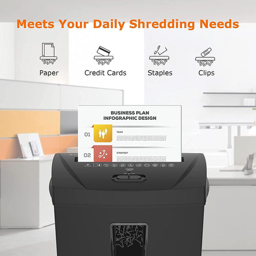 12 Sheet Crosscut Paper Shredder V9674
