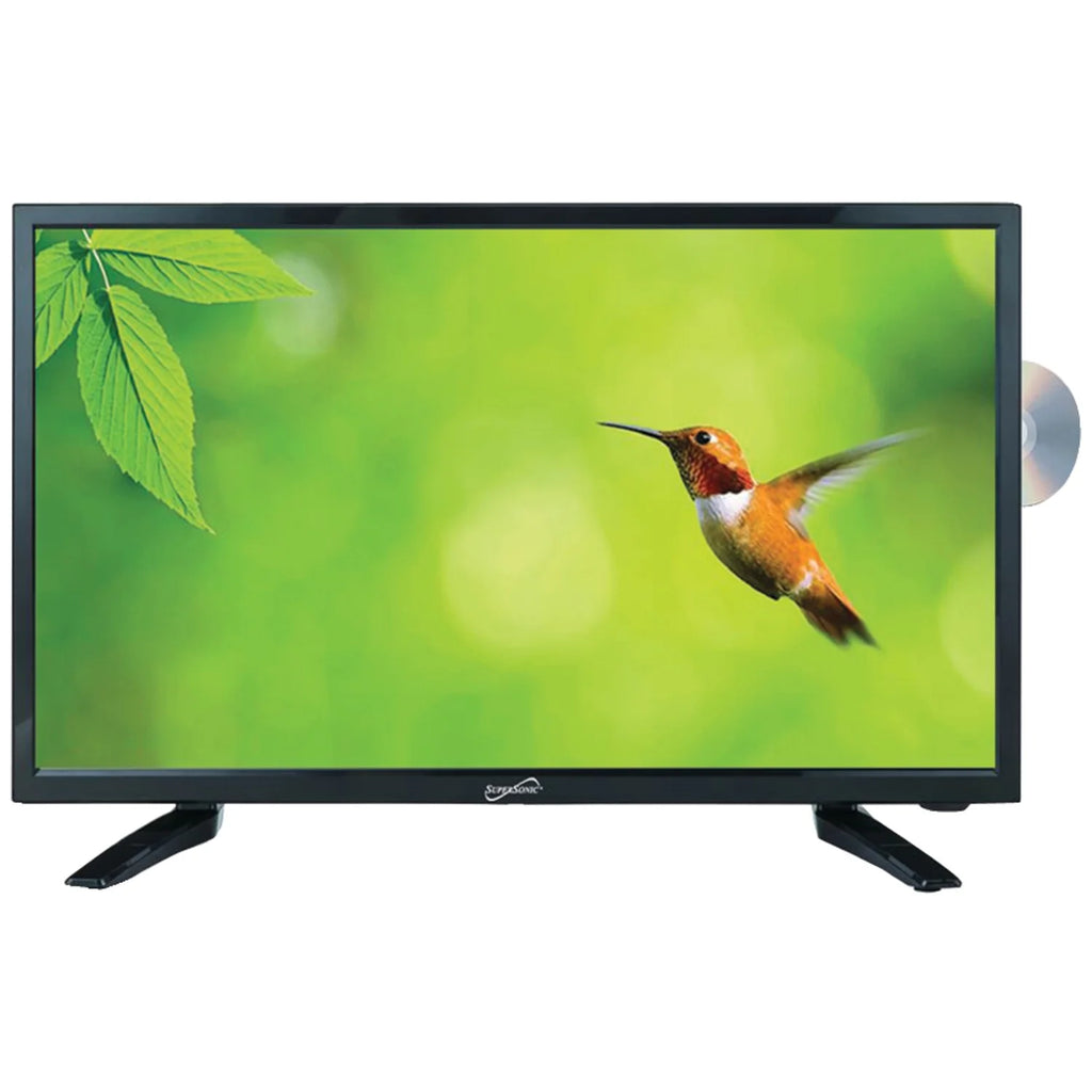 18.5 in. HD 720P Portable LED TV-DVD Combo & Full-Motion Mount W167096