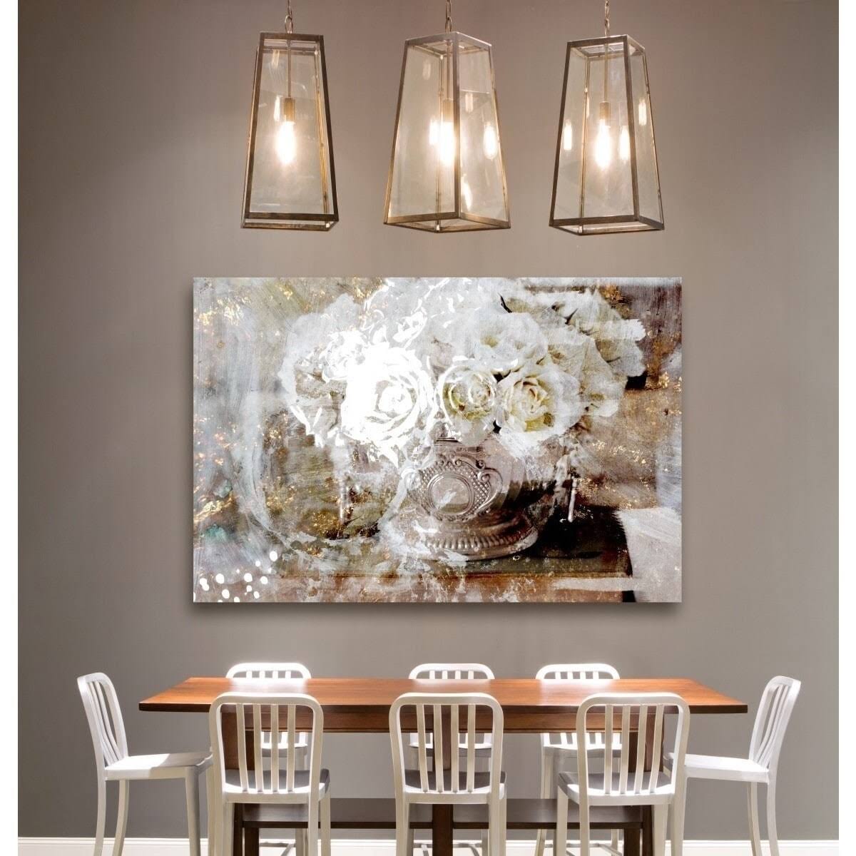 Serving Roses Canvas Art A735