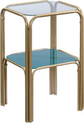 End Table Satin Gold Finish A92728