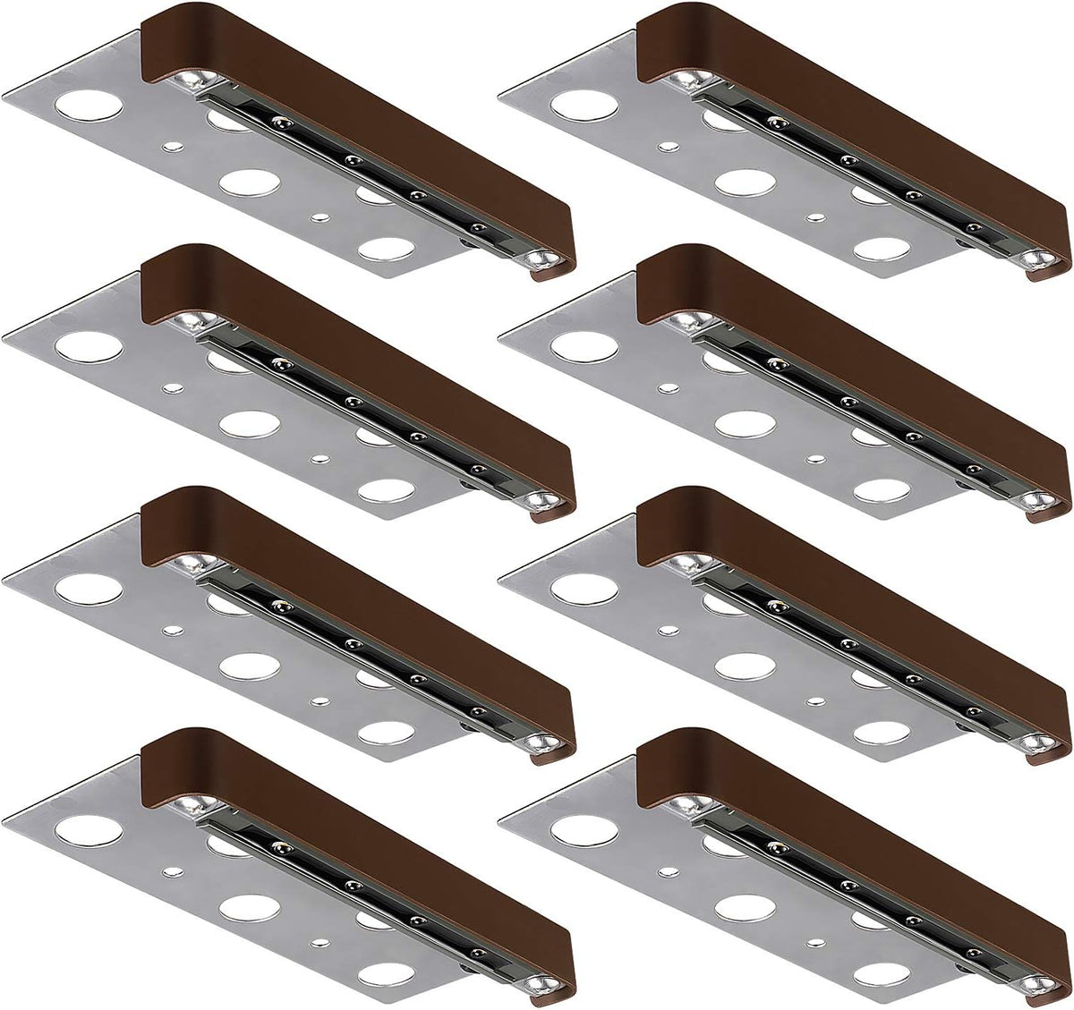 8-Pack 7 Inch 1.5W LED Hardscape Lighting, IP65 Waterproof, 12V Low Voltage, Soft White 2700K S663350