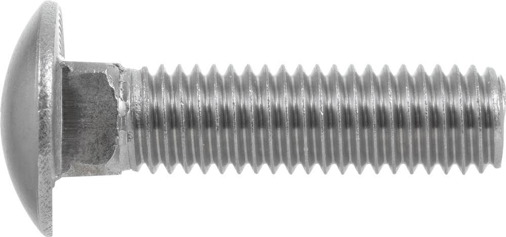 Stainless Steel Carriage Bolt, 1/4 x 4-1/2-Inch, 25-Pack I683667