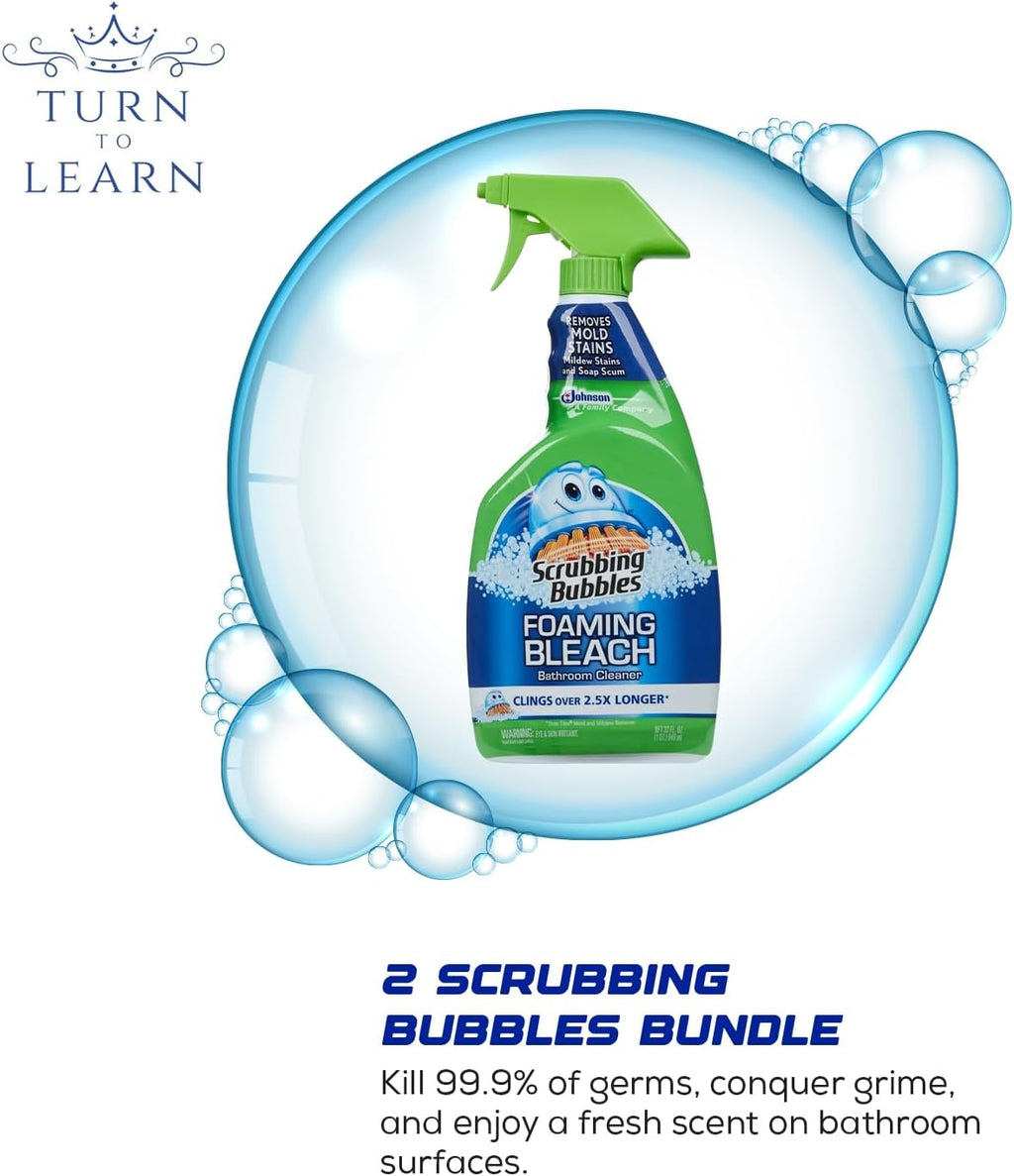 2-Pack Bathroom Cleaner Foam Spray P844263