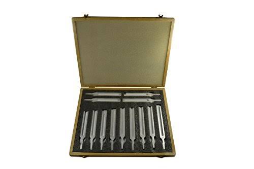 13 Piece Aluminum Tuning Fork Set in Wooden Case R4512