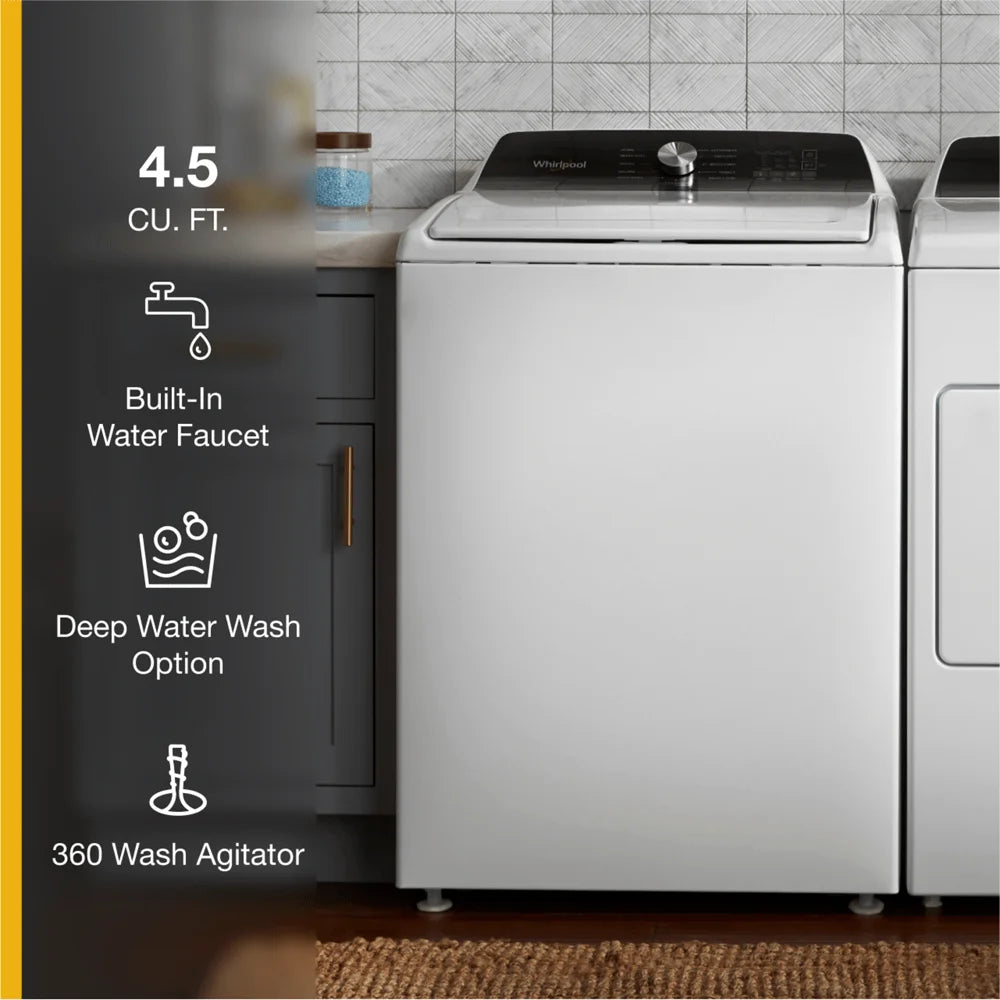 4.5 Cu. Ft. Top Load Agitator Washer with Built-In Faucet A21402