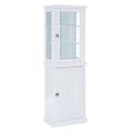 White Bathroom Tall Cabinet J463