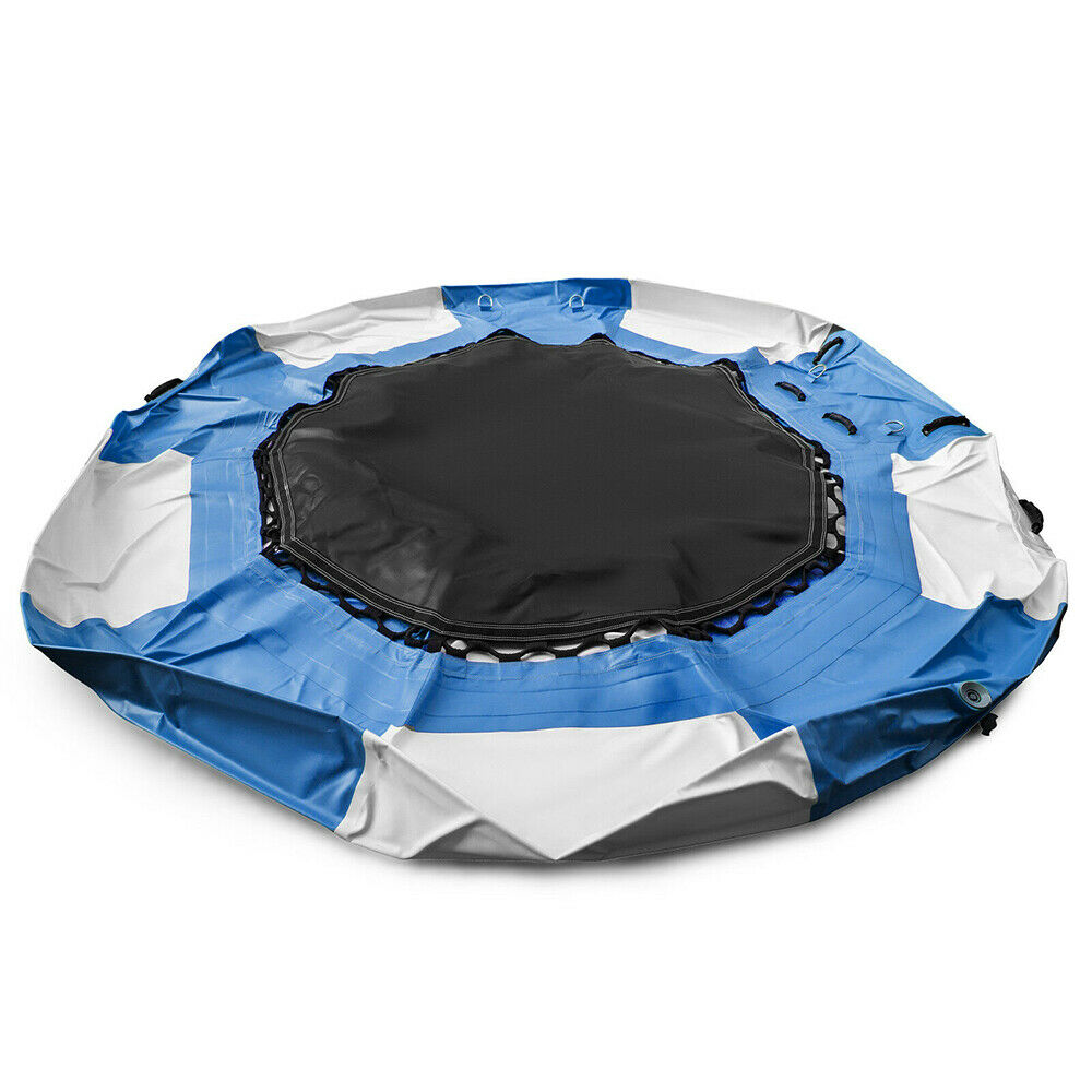 Blue & White 17Ft Inflatable Water Trampoline C98809