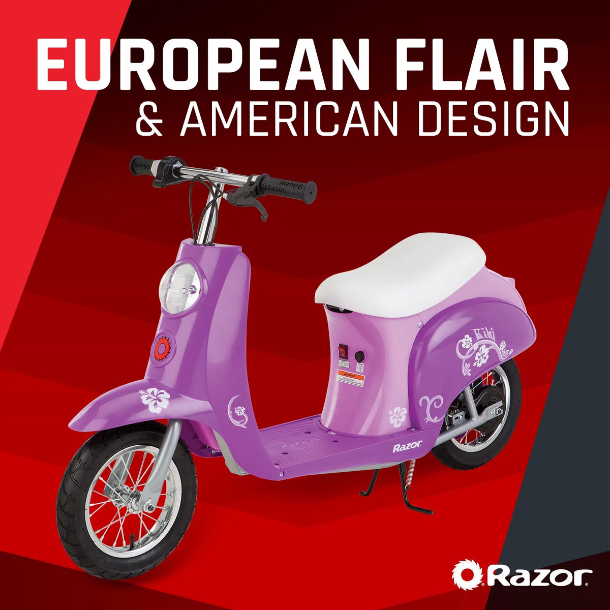 Purple Electric Scooter X58237